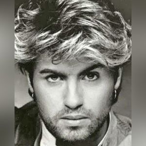 GEORGE MICHAEL Gorgeous B&W 8X10 Framed Photo